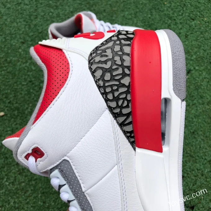 Air Jordan 3 Fire Red DN3707-160 White Red