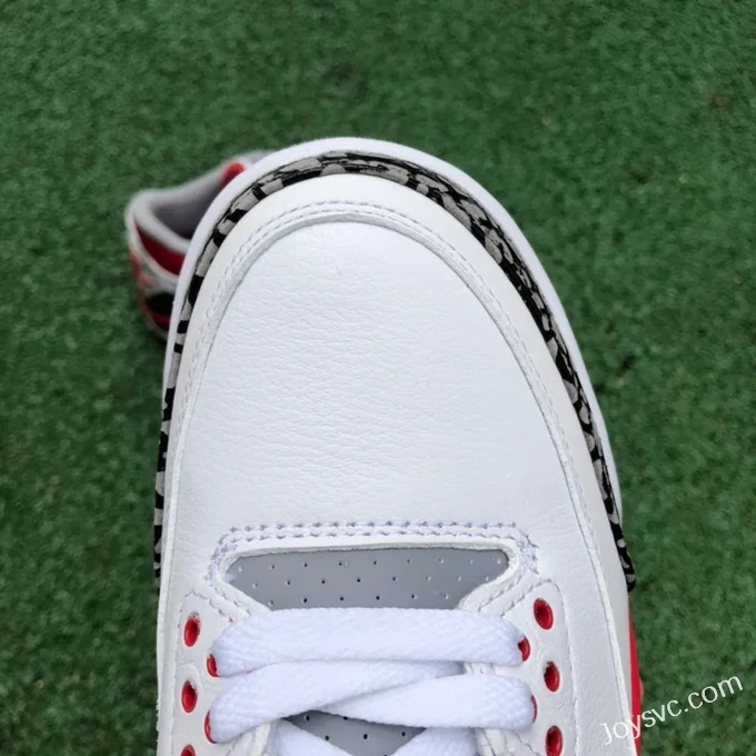 Air Jordan 3 Fire Red DN3707-160 White Red