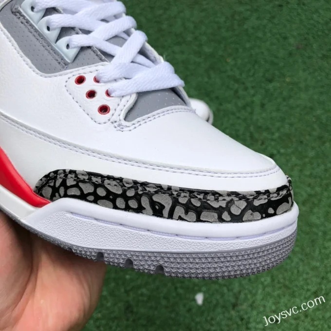 Air Jordan 3 Fire Red DN3707-160 White Red