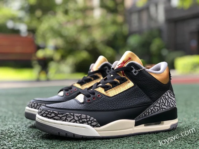 Air Jordan 3 WMNS Black Gold CK9246-067