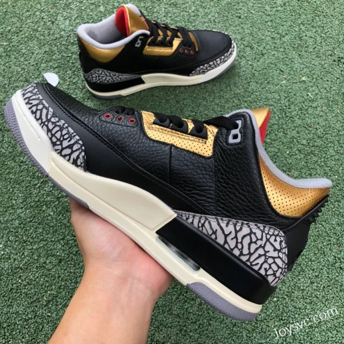 Air Jordan 3 WMNS Black Gold CK9246-067