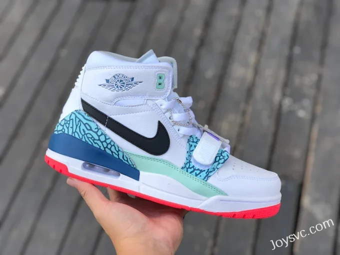 Air Jordan Legacy 312 AV3922-203 White Green Blue