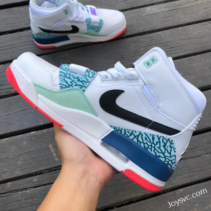 Air Jordan Legacy 312 AV3922-203 White Green Blue