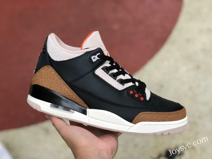 Air Jordan 3 Desert Elephant CT8532-008 Black Brown