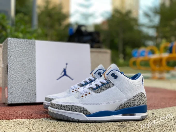 Air Jordan 3 Retro Wizards CT8532-148 White Blue