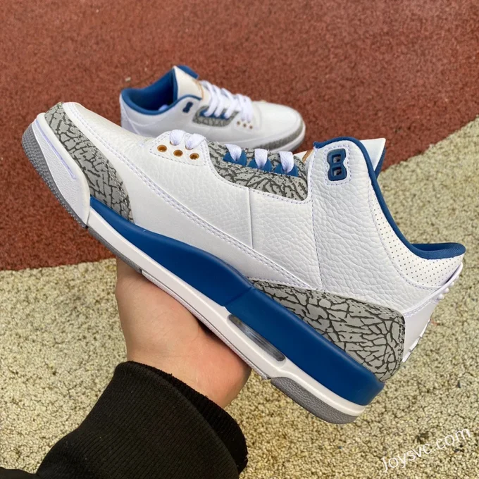 Air Jordan 3 Retro Wizards CT8532-148 White Blue