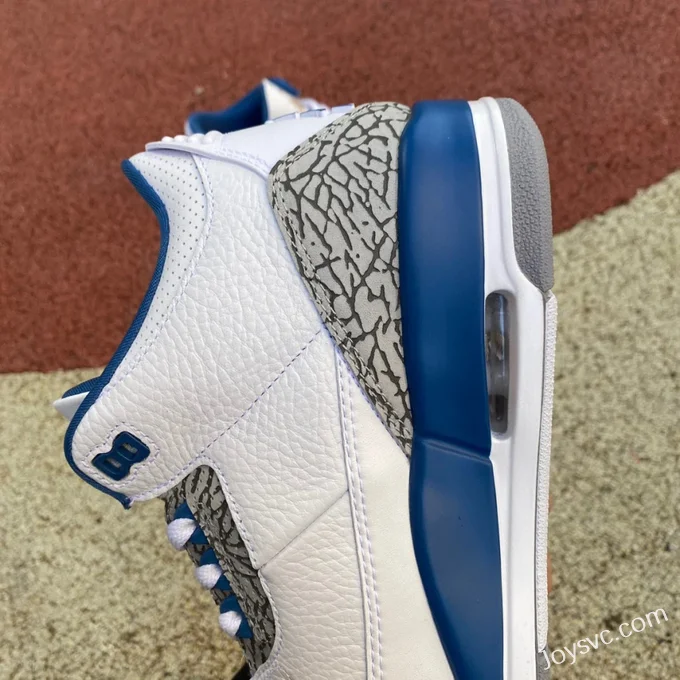 Air Jordan 3 Retro Wizards CT8532-148 White Blue