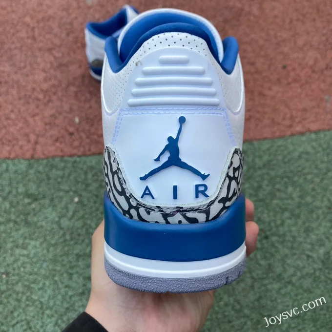 Air Jordan 3 Retro Wizards CT8532-148 White Blue