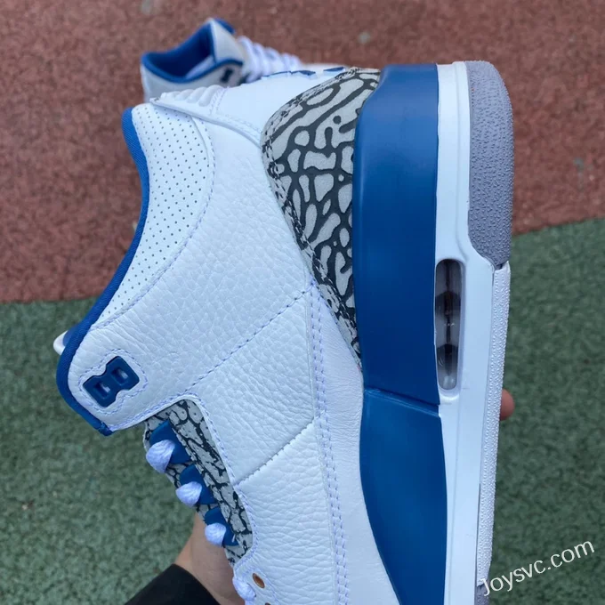 Air Jordan 3 Retro Wizards CT8532-148 White Blue