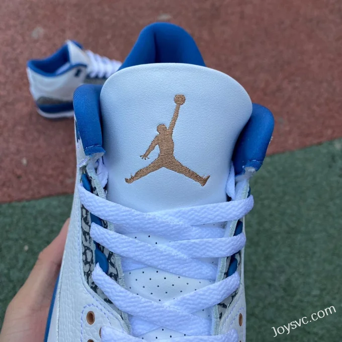 Air Jordan 3 Retro Wizards CT8532-148 White Blue