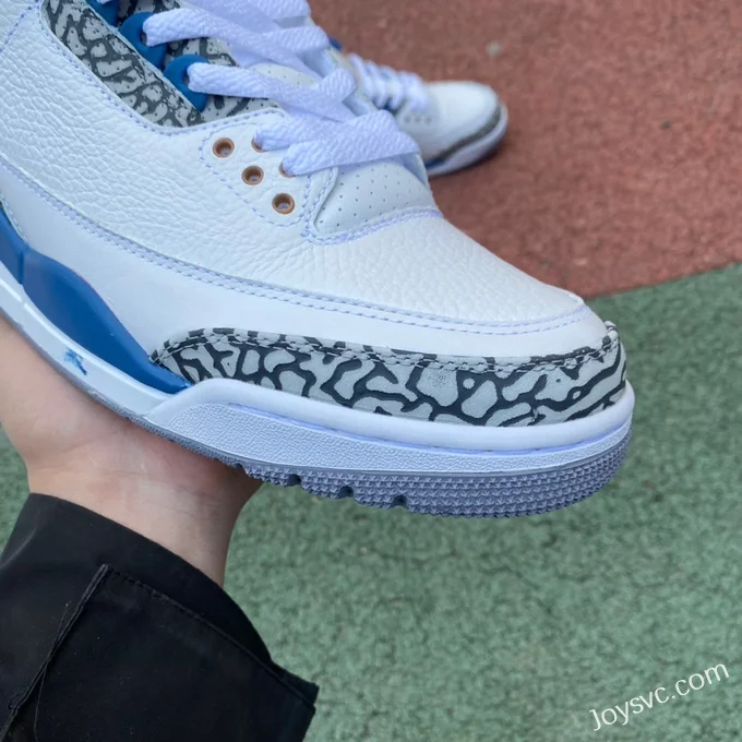 Air Jordan 3 Retro Wizards CT8532-148 White Blue