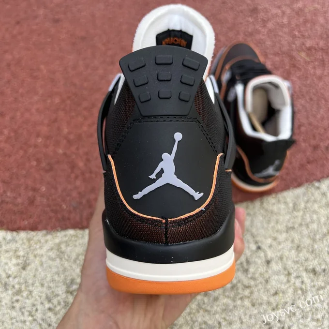 Air Jordan 4 CW7183-100 Black Orange