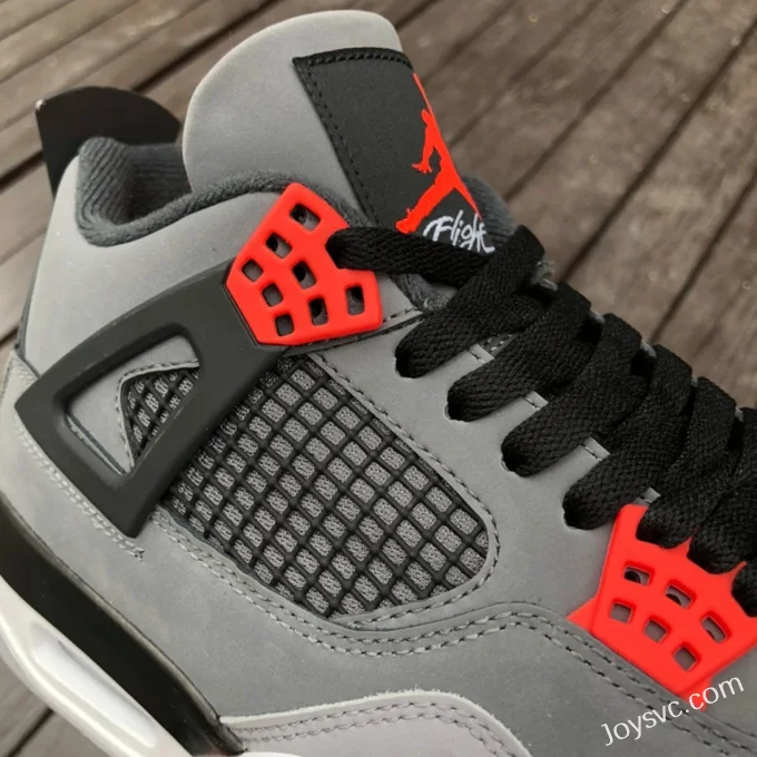 Air Jordan 4 Infrared DH6927-061 Black Grey Red