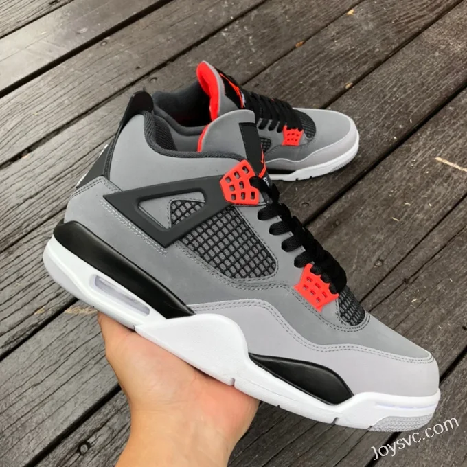 Air Jordan 4 Infrared DH6927-061 Black Grey Red