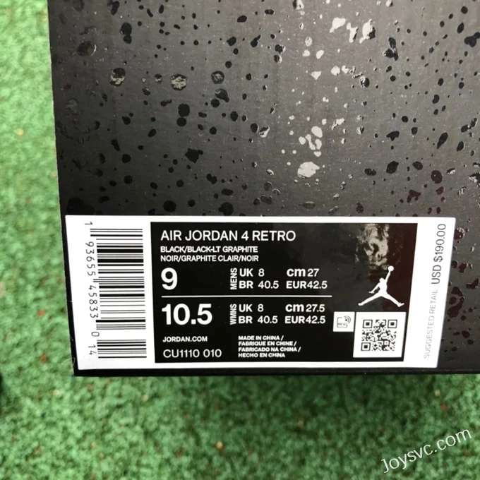 Air Jordan 4 Black Cat CU1110-010