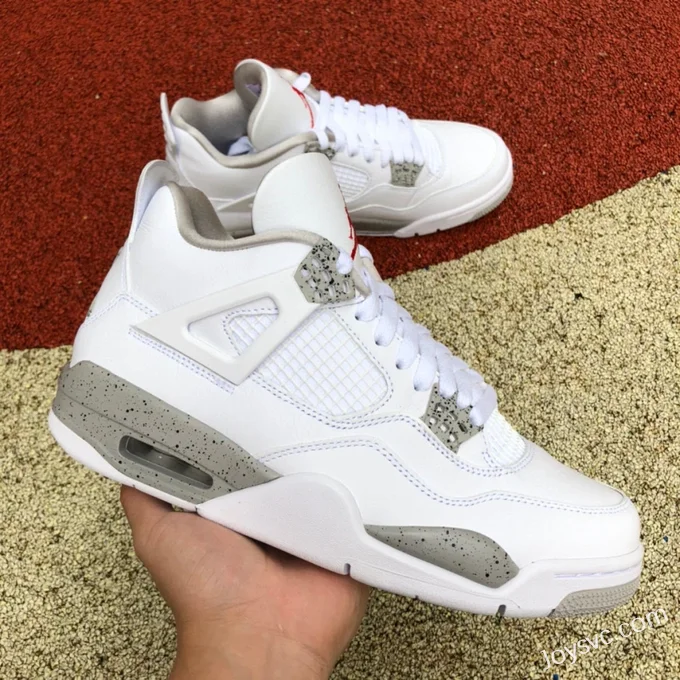 Air Jordan 4 White Oreo CT8527-100 White Grey