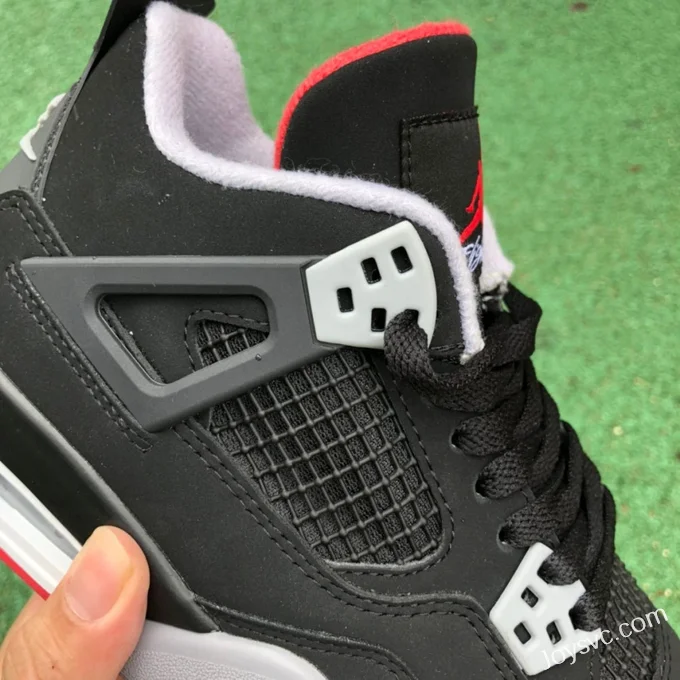 Air Jordan 4 Bred 408452-060 Black Red