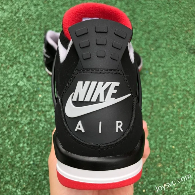 Air Jordan 4 Bred 408452-060 Black Red