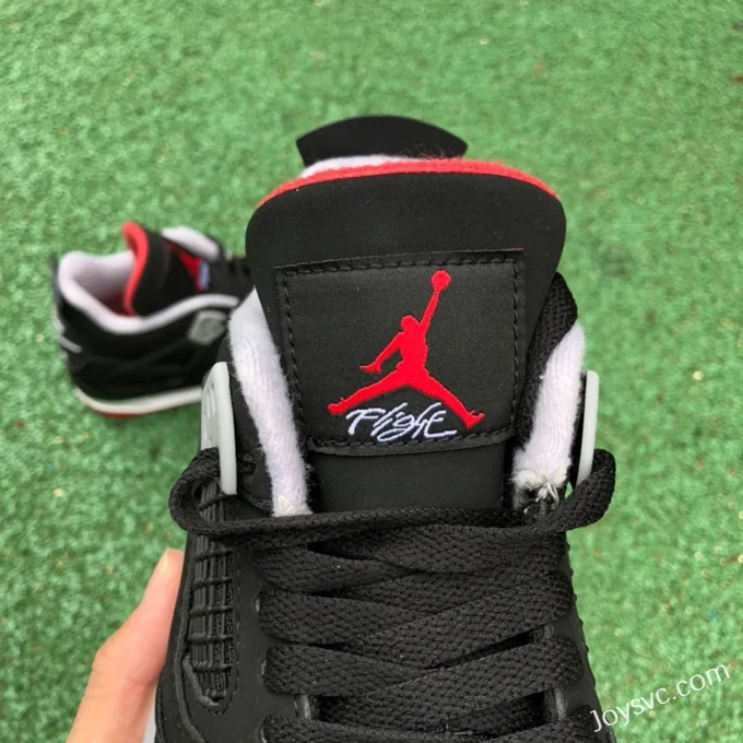 Air Jordan 4 Bred 408452-060 Black Red