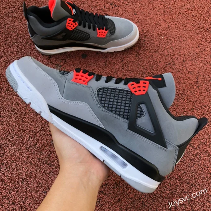 Air Jordan 4 Infrared DH6927-061 Black Grey Red