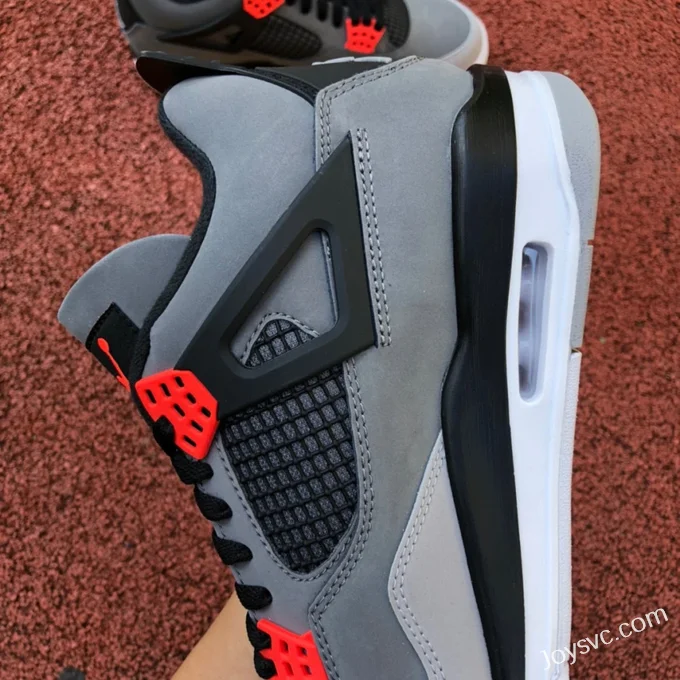 Air Jordan 4 Infrared DH6927-061 Black Grey Red