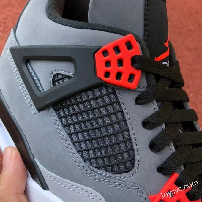 Air Jordan 4 Infrared DH6927-061 Black Grey Red