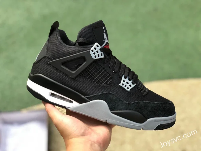 Air Jordan 4 Black Canvas DH7138-006