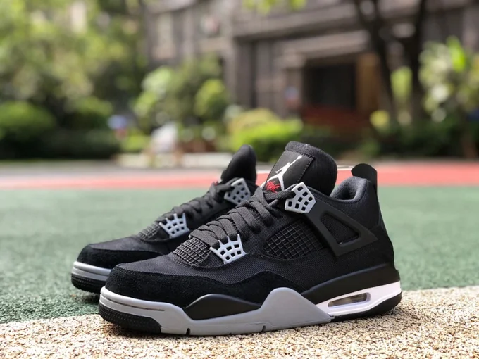 Air Jordan 4 Black Canvas DH7138-006