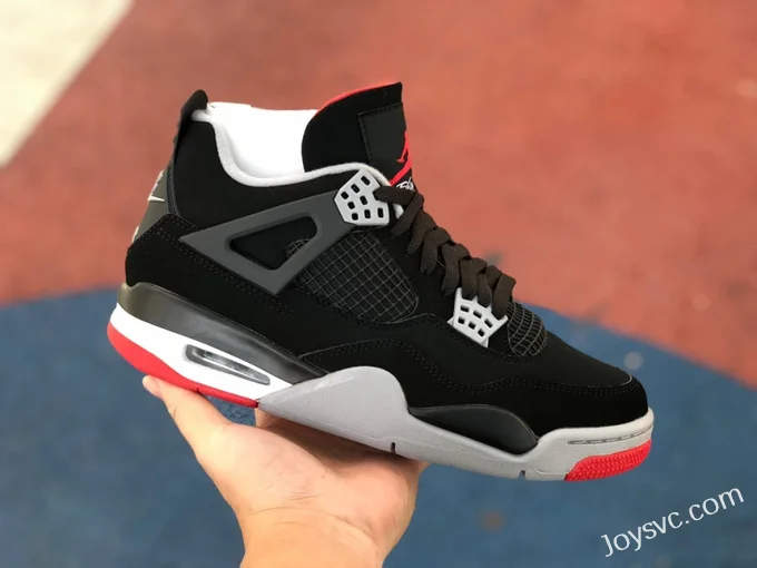 Air Jordan 4 Bred 308497-060 Black Red