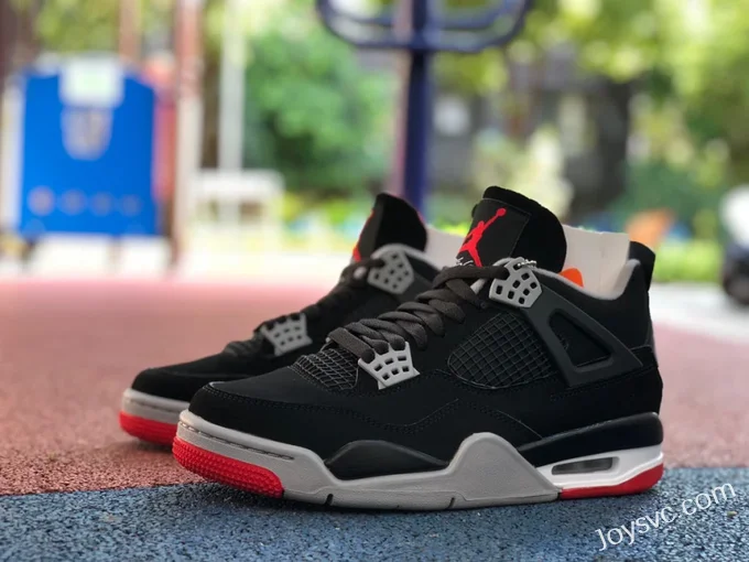 Air Jordan 4 Bred 308497-060 Black Red