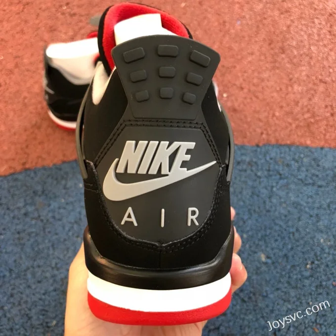 Air Jordan 4 Bred 308497-060 Black Red