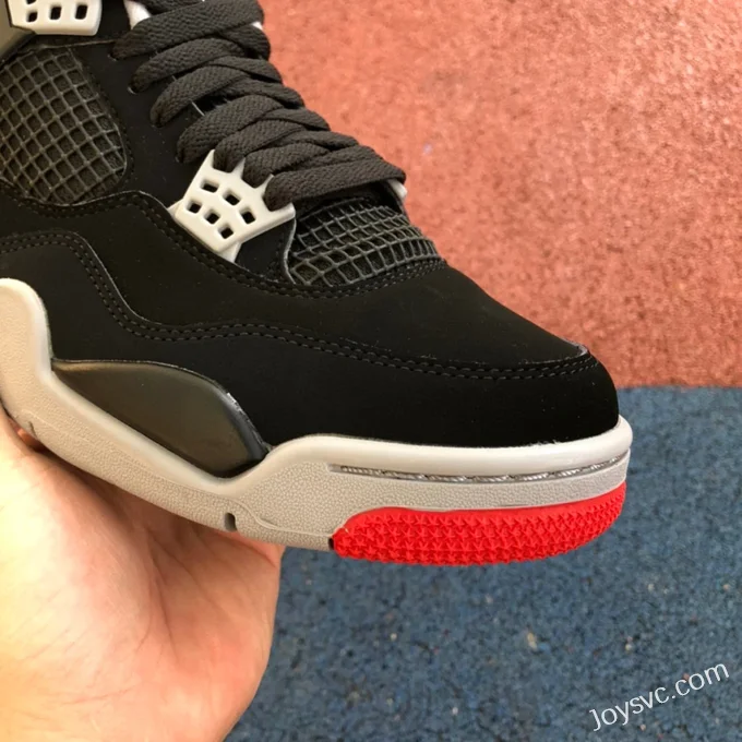 Air Jordan 4 Bred 308497-060 Black Red