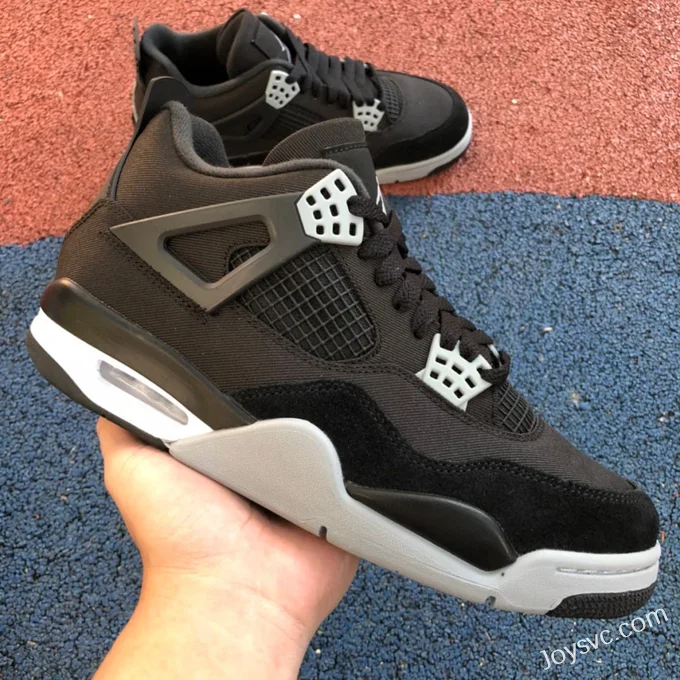 Air Jordan 4 Black Canvas DH7138-006