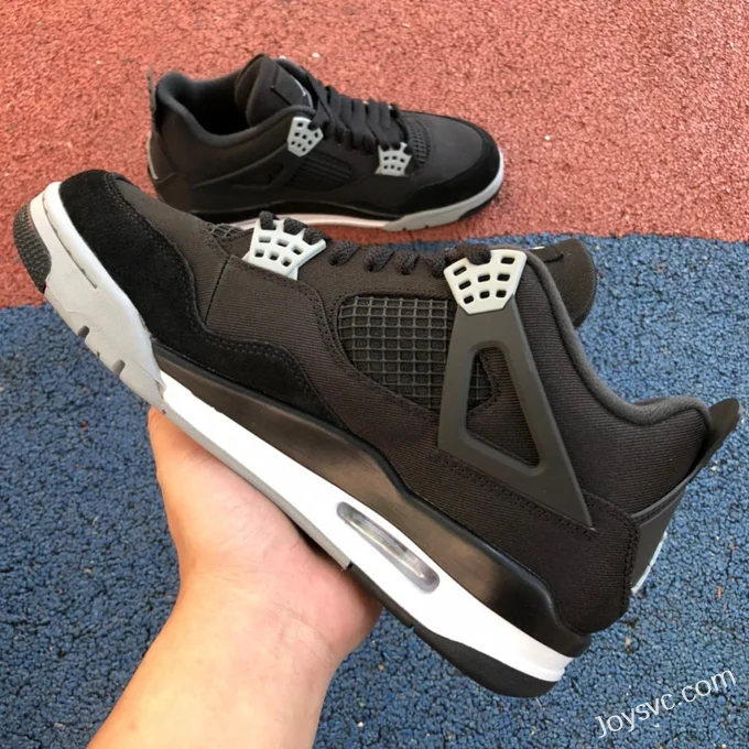 Air Jordan 4 Black Canvas DH7138-006