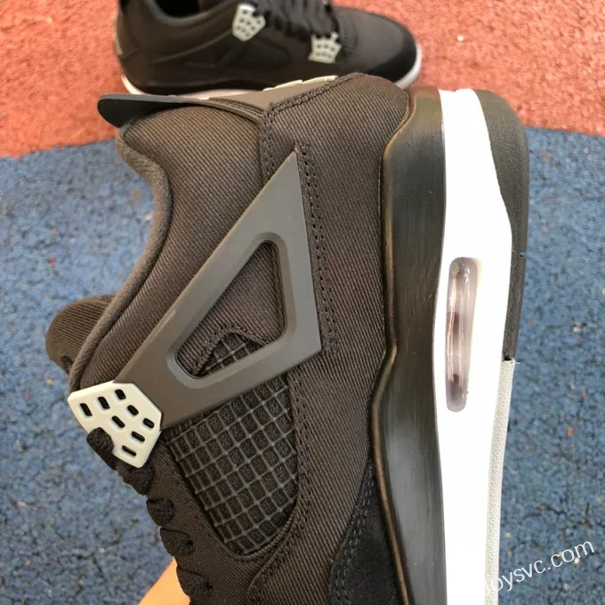 Air Jordan 4 Black Canvas DH7138-006