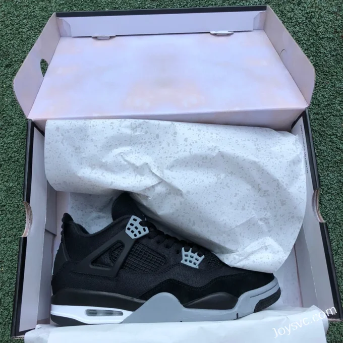 Air Jordan 4 Black Canvas DH7138-006