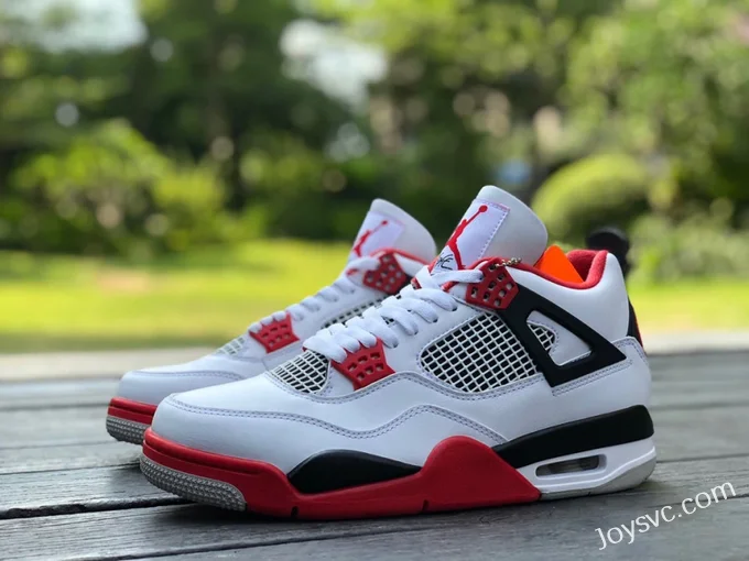 Air Jordan 4 DC7770-160 Black White Red