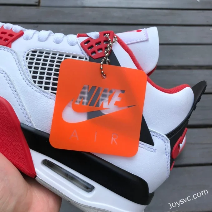 Air Jordan 4 DC7770-160 Black White Red