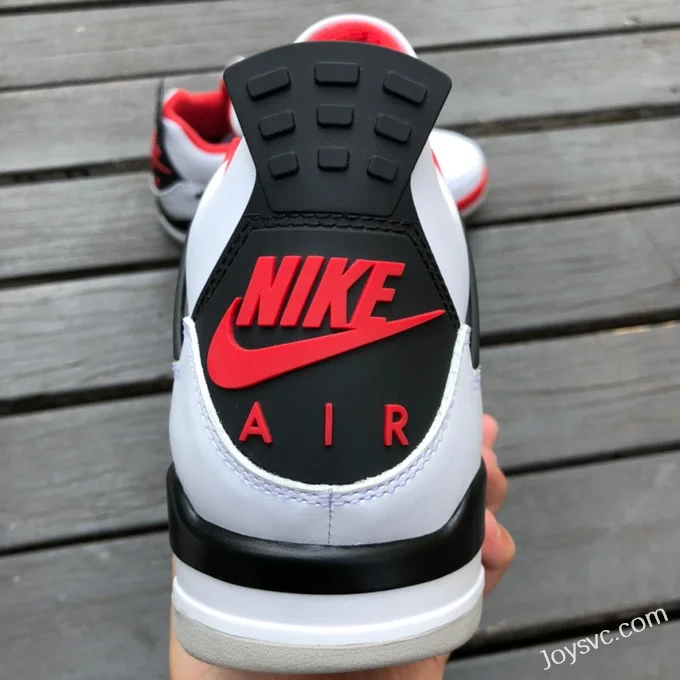 Air Jordan 4 DC7770-160 Black White Red