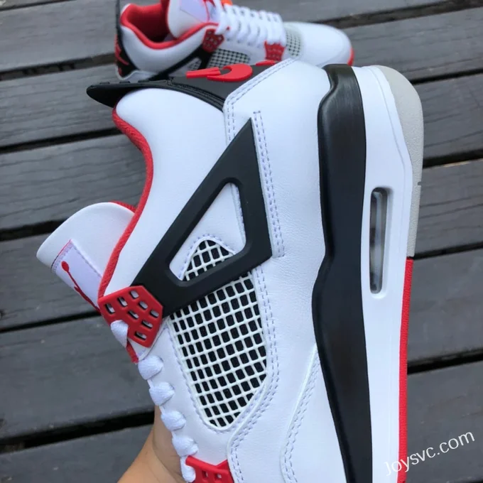 Air Jordan 4 DC7770-160 Black White Red