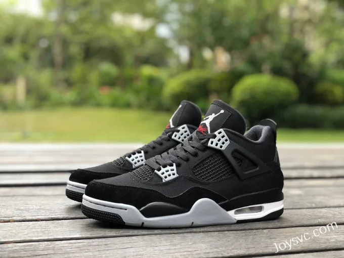 Air Jordan 4 Black Canvas DH7138-006