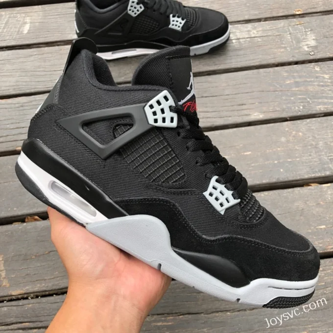 Air Jordan 4 Black Canvas DH7138-006