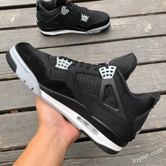 Air Jordan 4 Black Canvas DH7138-006