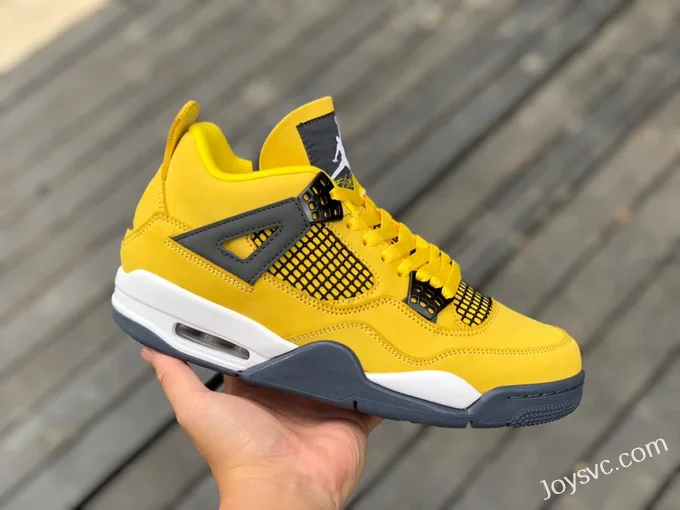 Air Jordan 4 Retro CT8527-700 Black Yellow