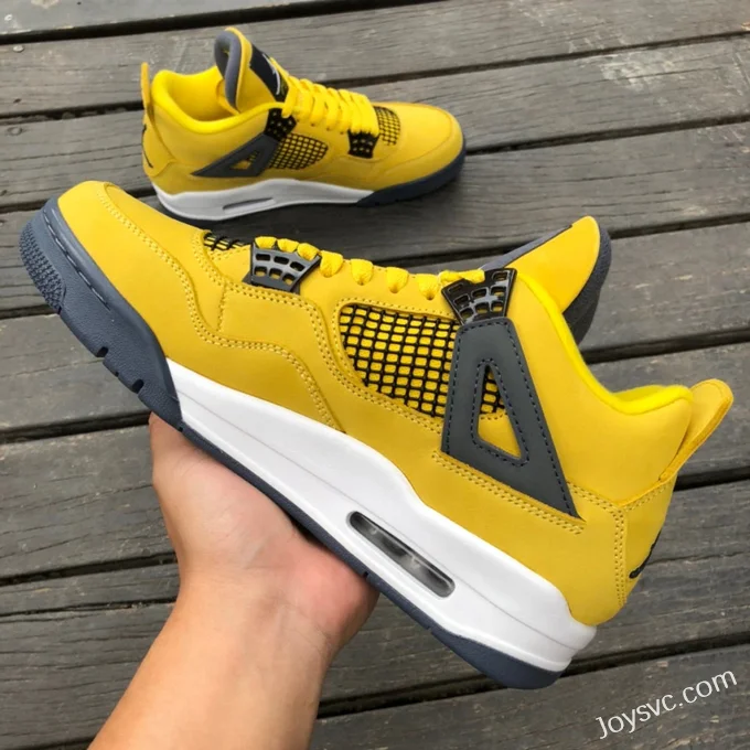 Air Jordan 4 Retro CT8527-700 Black Yellow