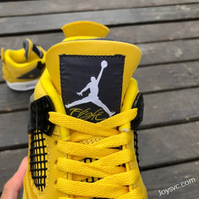 Air Jordan 4 Retro CT8527-700 Black Yellow