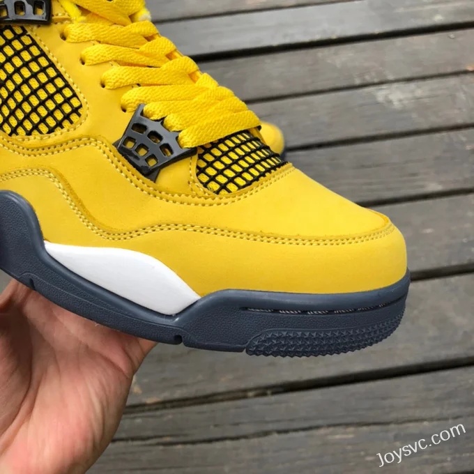 Air Jordan 4 Retro CT8527-700 Black Yellow