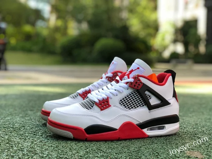 Air Jordan 4 DC7770-160 Black White Red