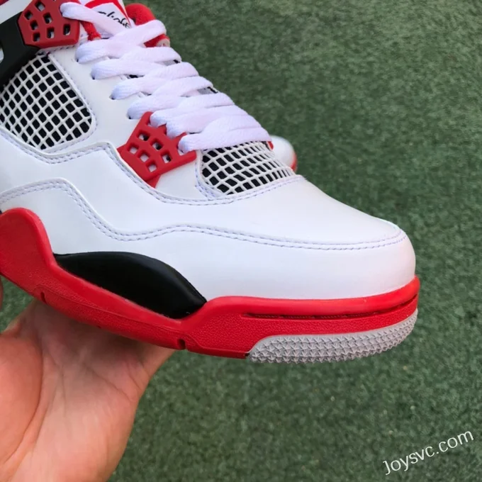 Air Jordan 4 DC7770-160 Black White Red