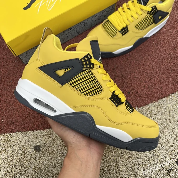 Air Jordan 4 CT8527-700 Black Yellow